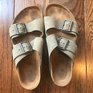 Birkenstock Oiled Leather Arizona Soft Footbed